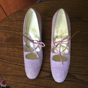 JOSEPH Pumps — Suede Snakeskin — 7.5B